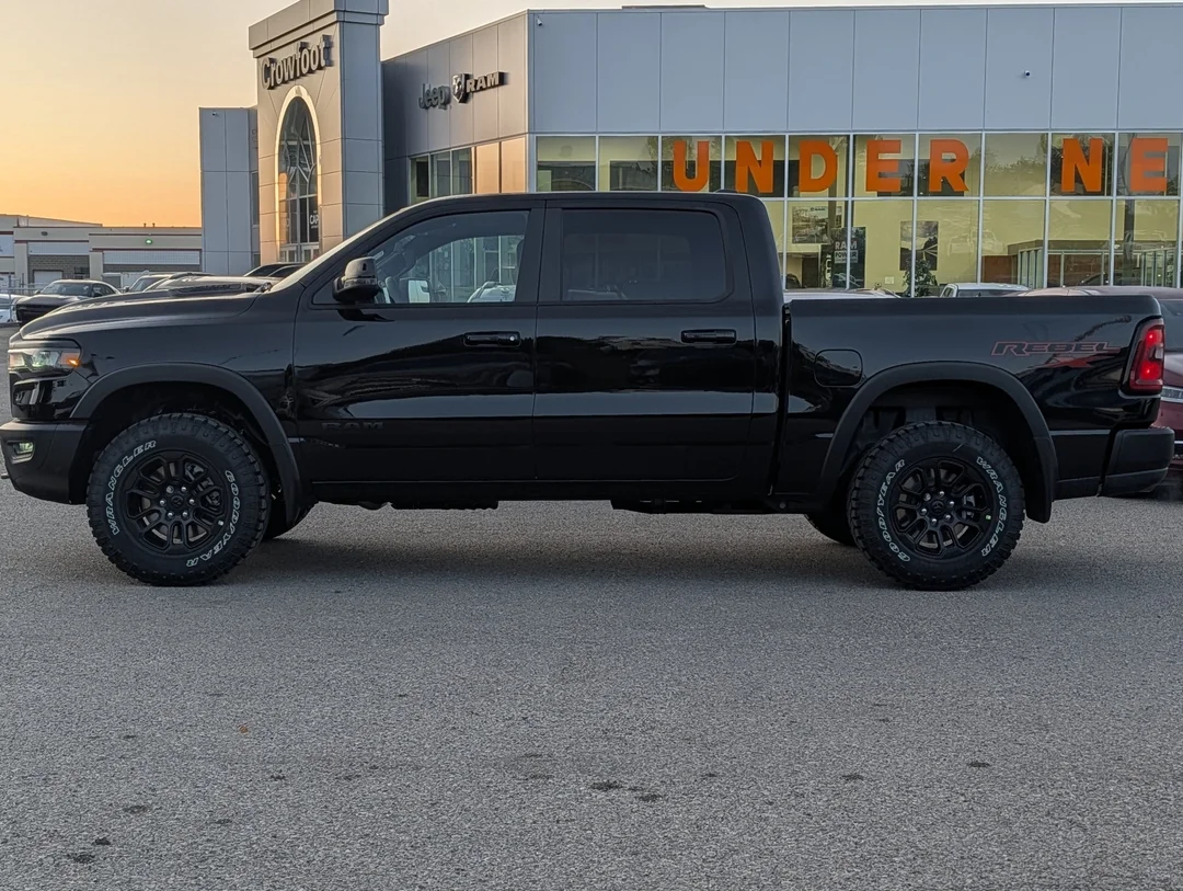 New 2027 Black RAM Rebel - - 4x4 - 3.0L Hurricane Twin Turbo - 420 HP - Crew Cab & More! image 5