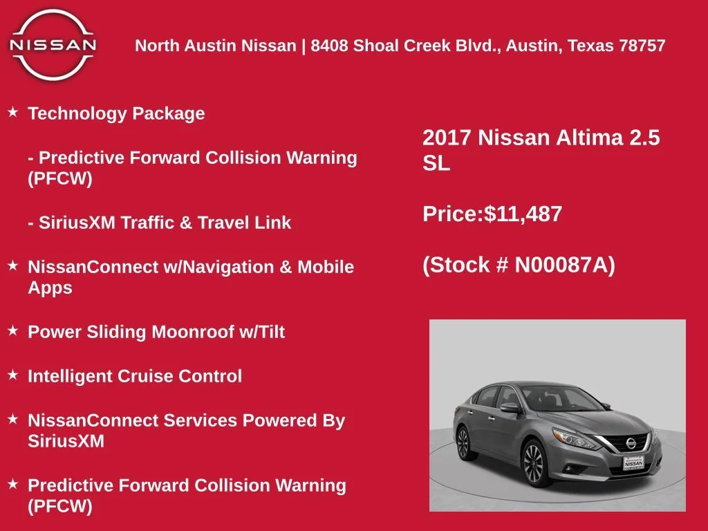 Used 2017 Gray Nissan 2.5 SL image 3