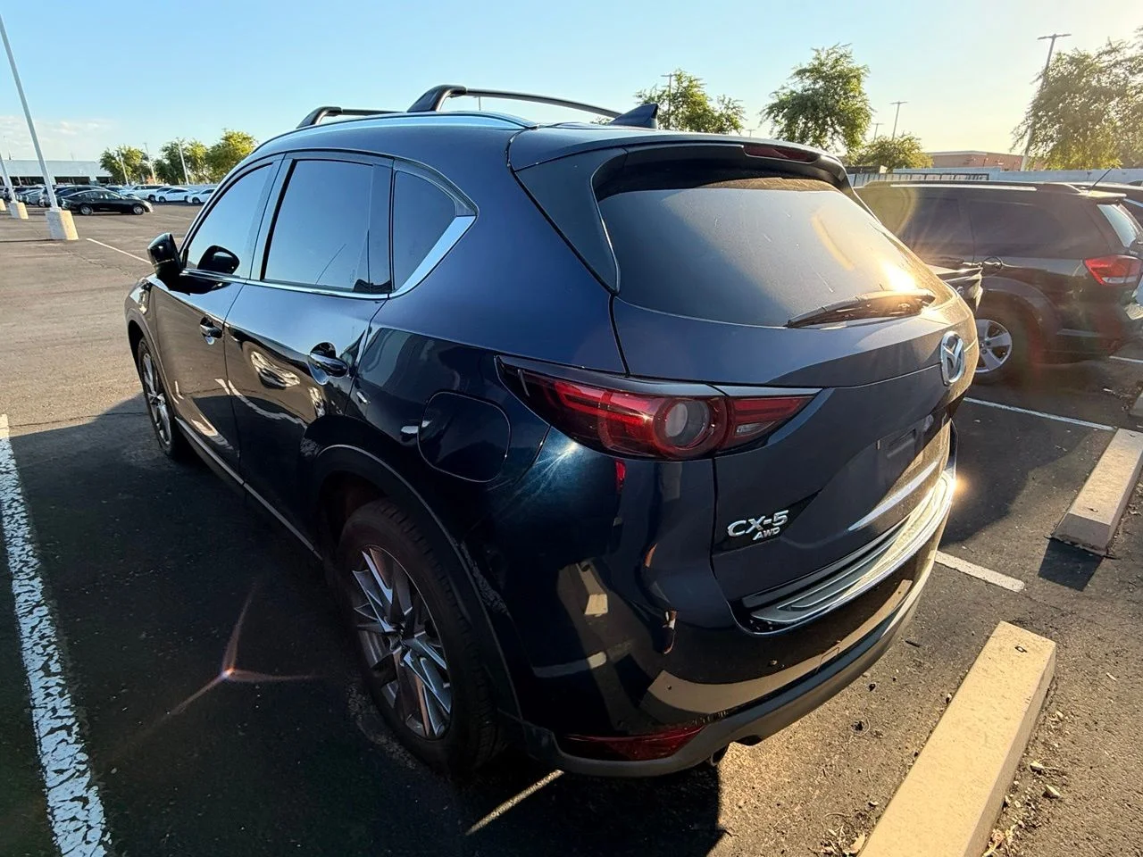 Used 2020 Deep Crystal Blue Mica Mazda Grand Touring image 5