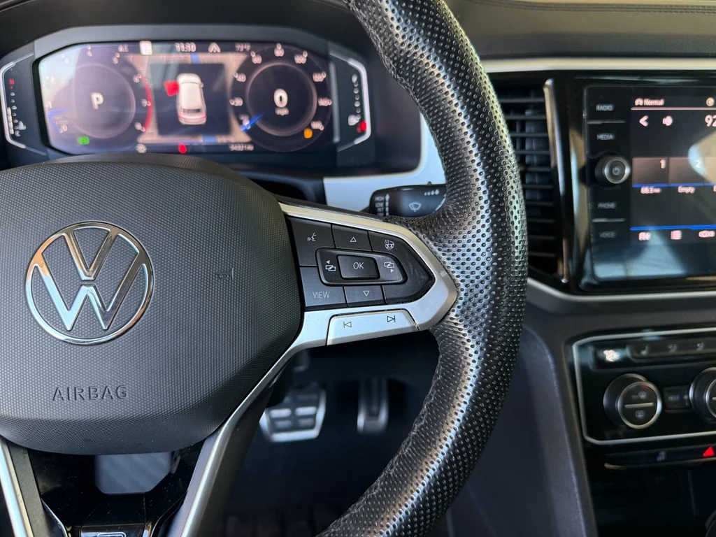 Used 2023 Opal White Pearl Volkswagen 3.6L V6 SEL R-Line Black image 18
