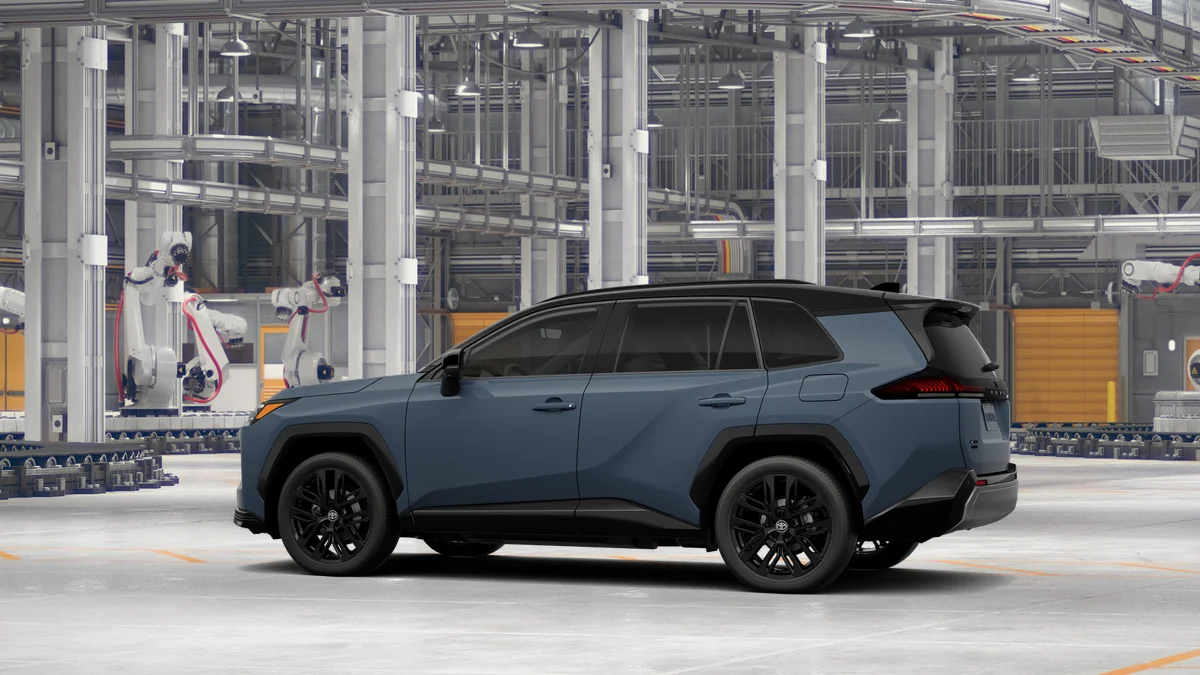 New 2026 Storm Cloud with Midnight Black Metallic roof Toyota XSE image 5