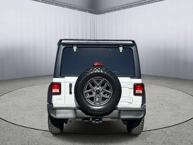 Used 2024 Bright White Clearcoat Jeep Sport S image 8