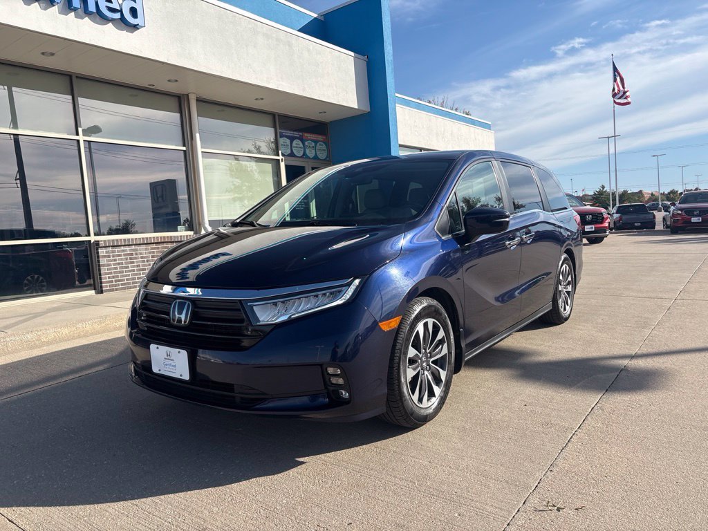 Used 2021 Blue Honda EX-L image 1