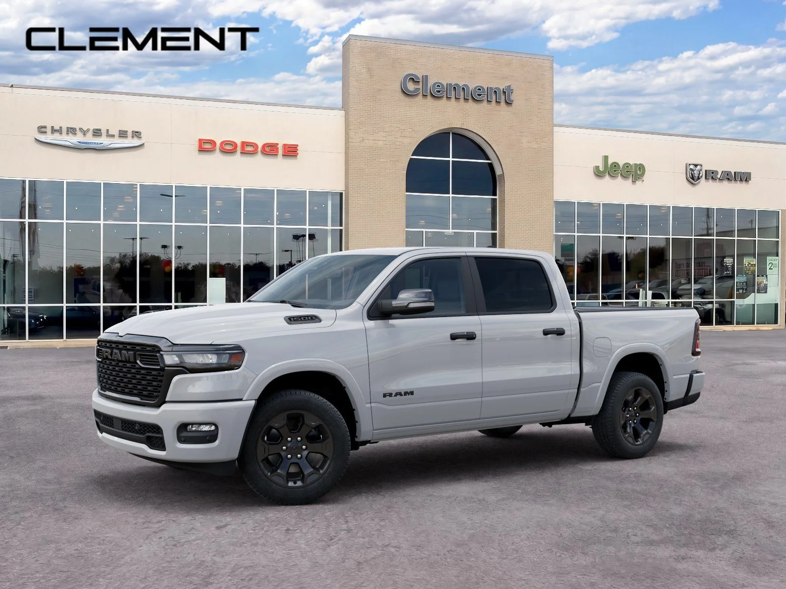 New 2026 Bright White Clear-Coat Exterior Paint RAM Big Horn/Lone Star image 2