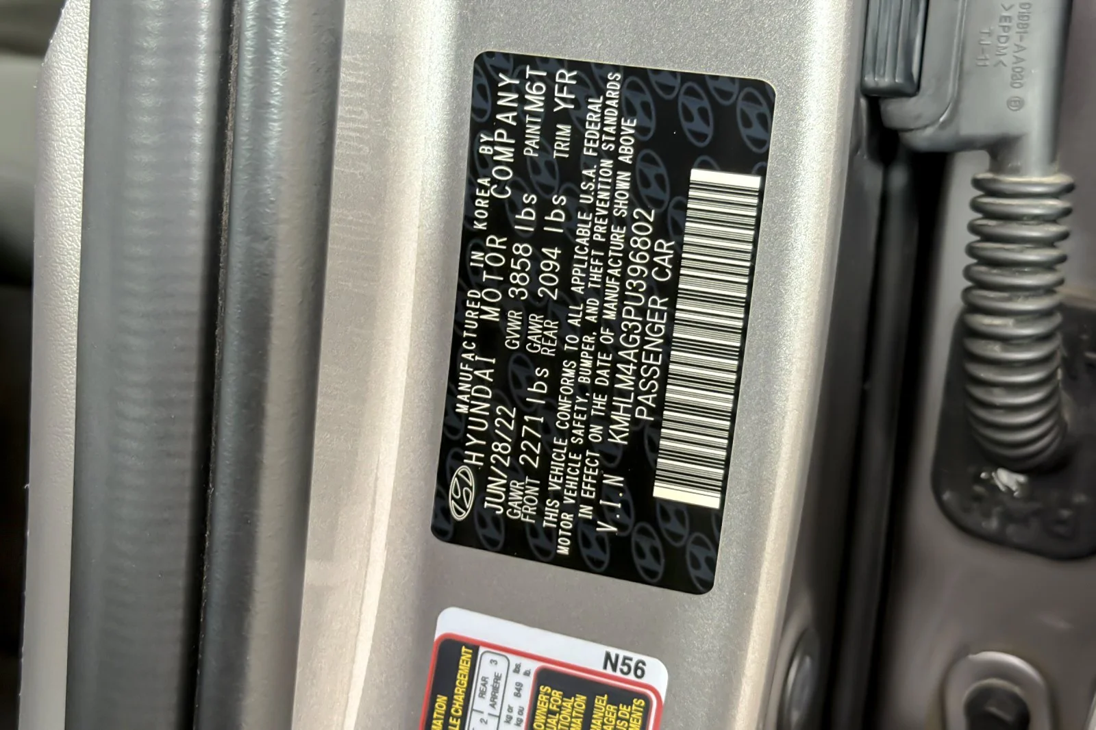 Used 2023 Fluid Metal Hyundai SEL IVT image 26