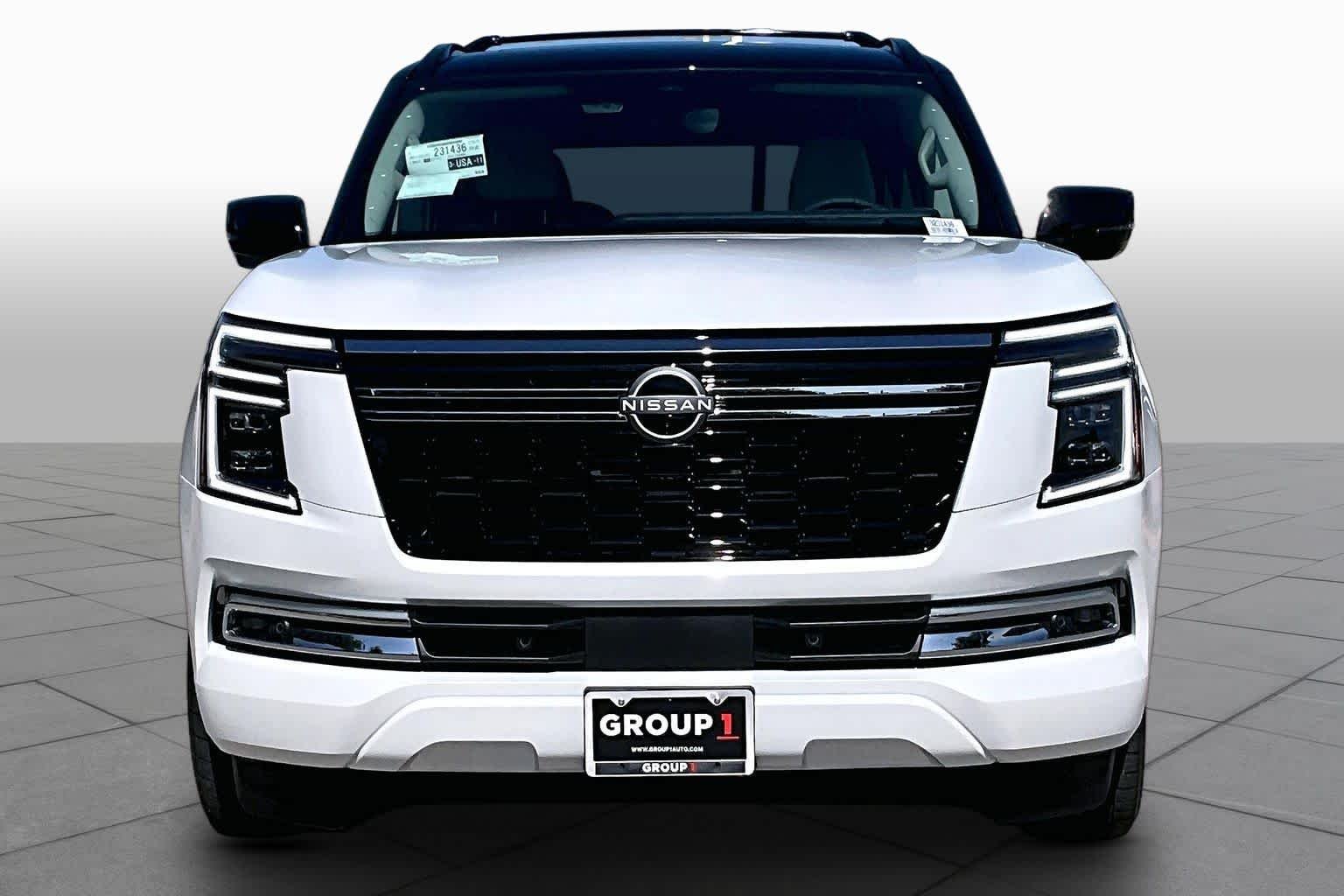 New 2026 Everest White TriCoat / Super Black Two-tone Nissan Platinum Reserve image 3
