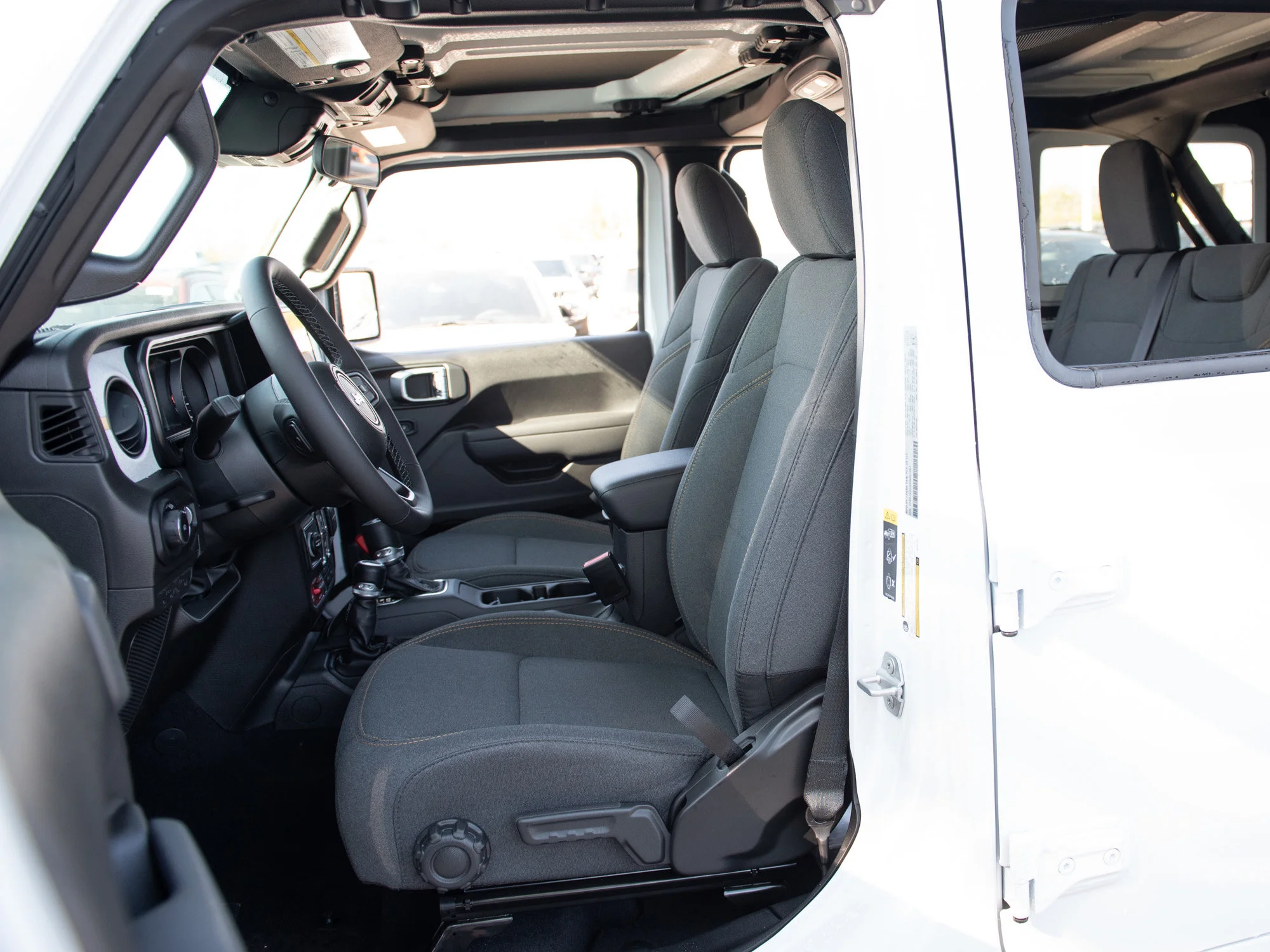 Used 2025 White Jeep Willys* 4 Door 4x4, 35 Inch Tire Package, Rock Rails, Rear Locker image 18