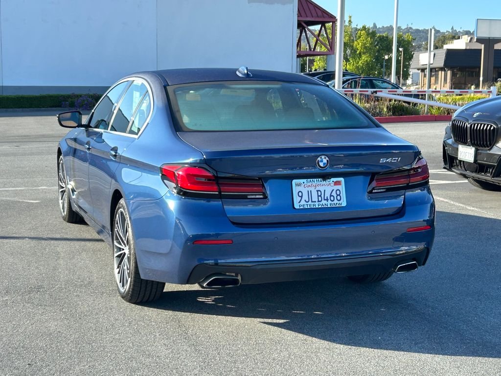 Certified Used 2023 Phytonic Blue Metallic BMW 540i image 3