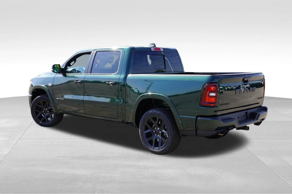 New 2026 Serrano-Green Metallic Exterior Paint RAM Laramie image 5