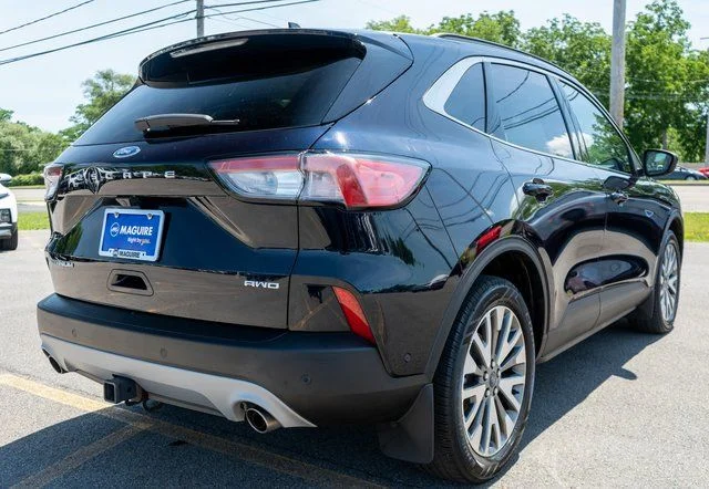 Used 2021 Blue Ford Titanium image 6