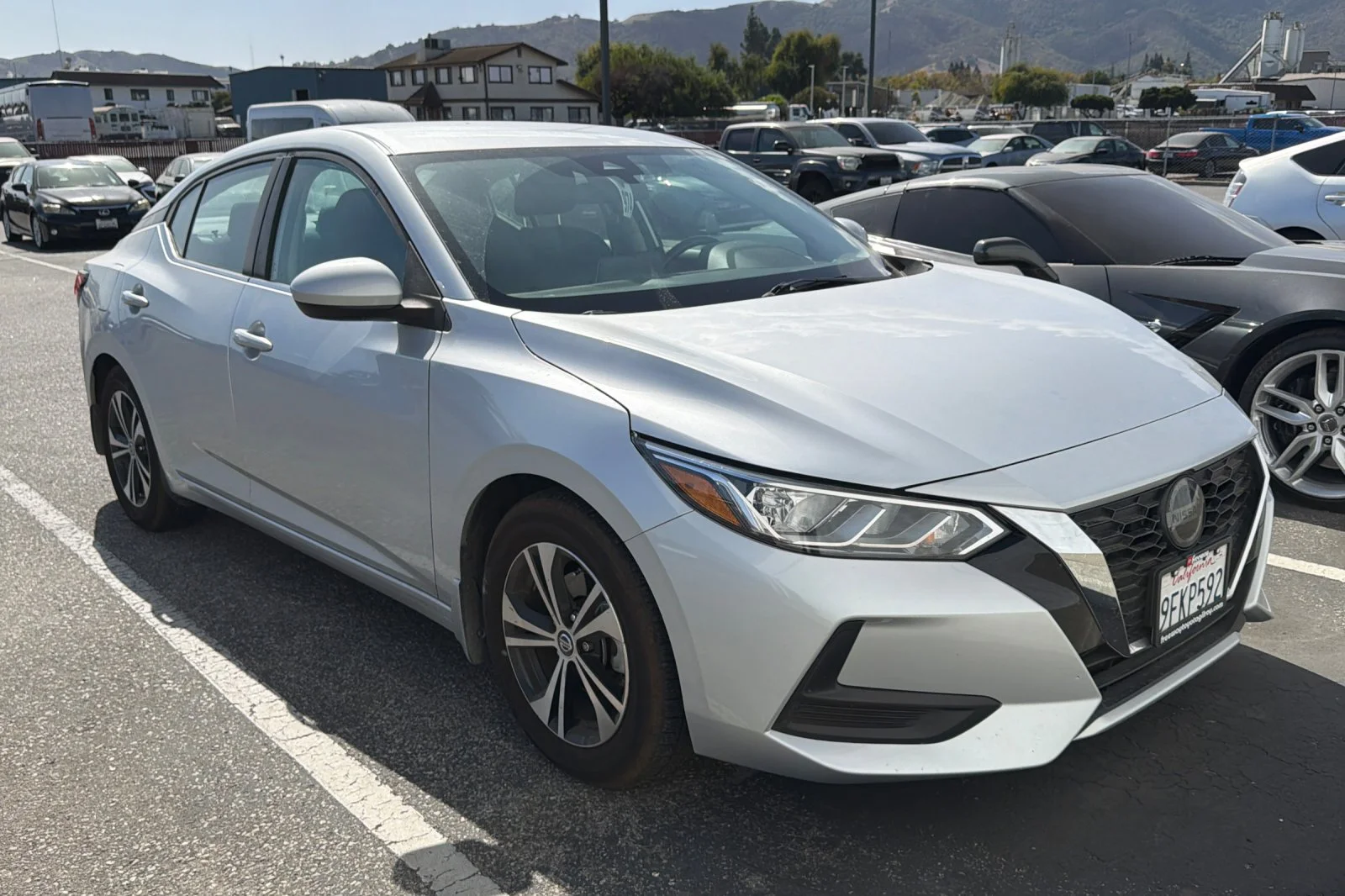 Used 2023 Silver Nissan SV image 2