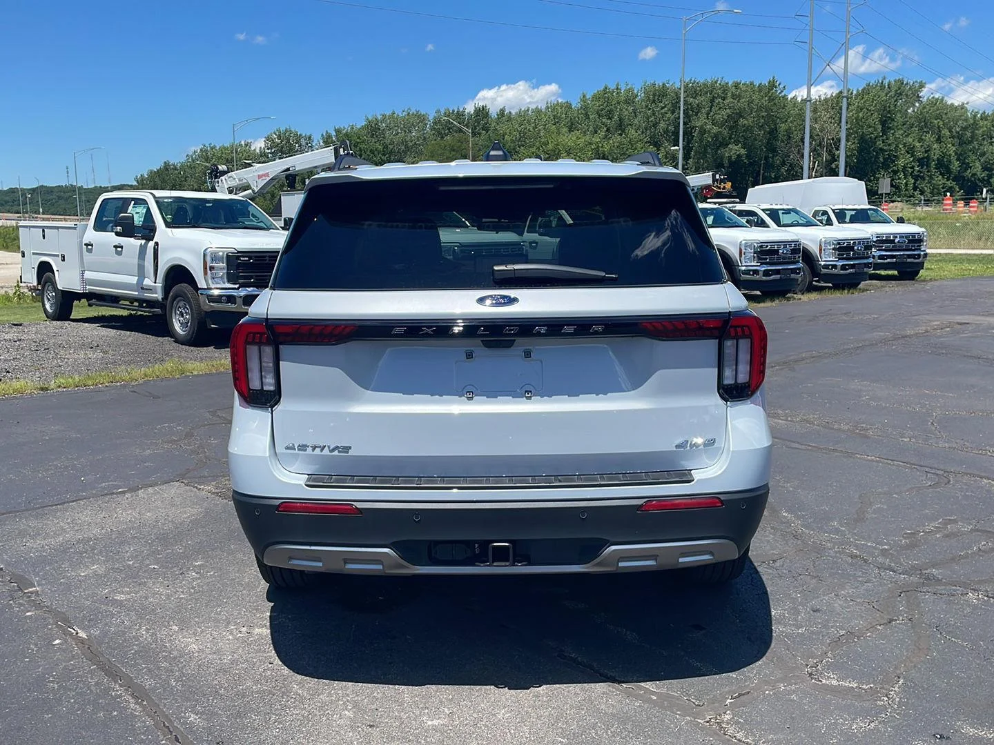 New 2026 Space White Metallic Ford Active w/200A Pkg image 4