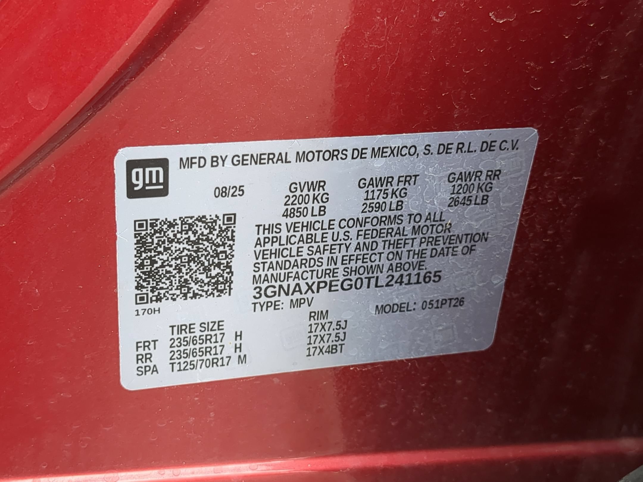 Used 2026 Radiant Red Tintcoat Chevrolet AWD LT image 34