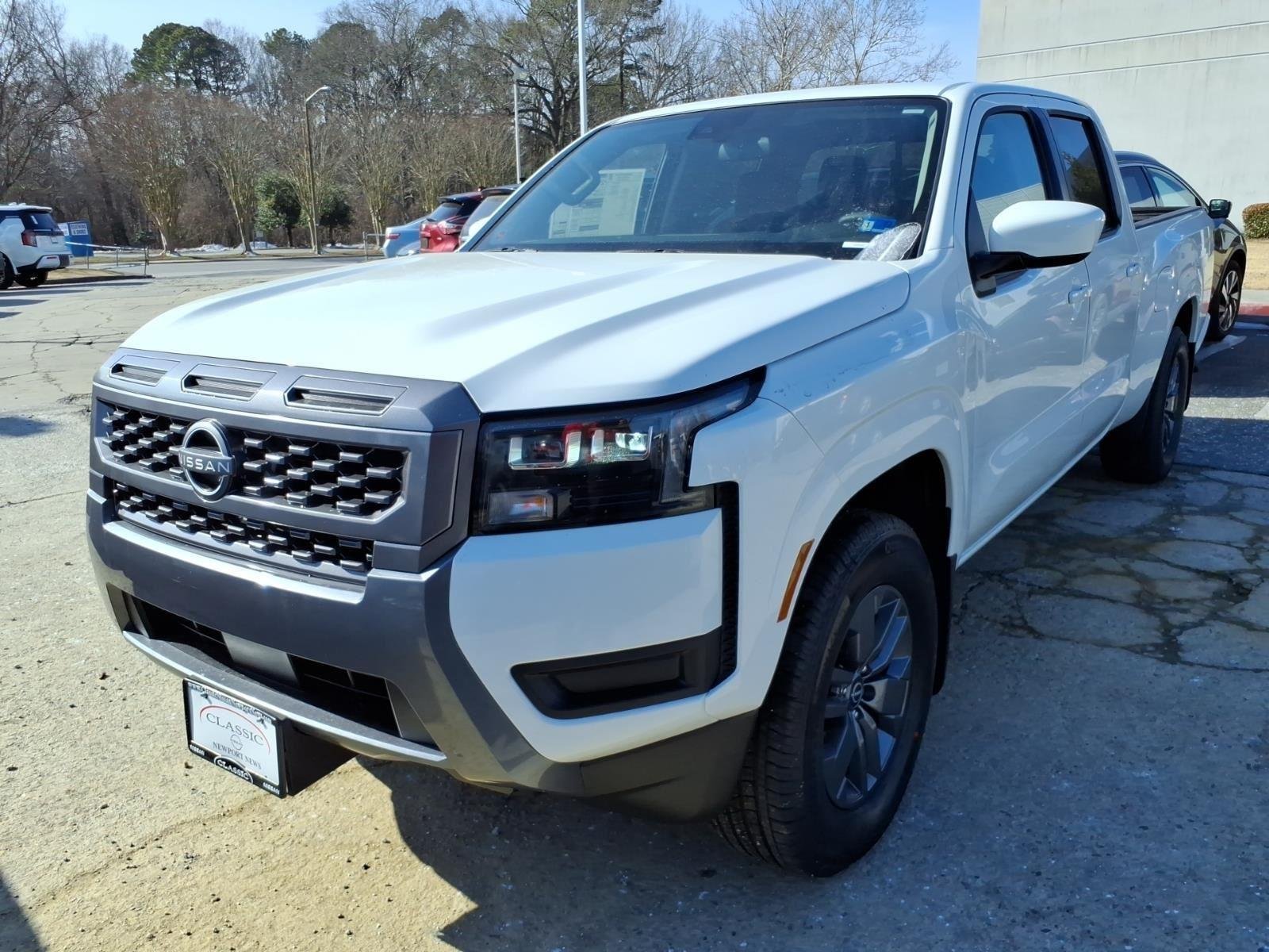 New 2026 Glacier White Nissan Crew Cab SV Long Bed image 3