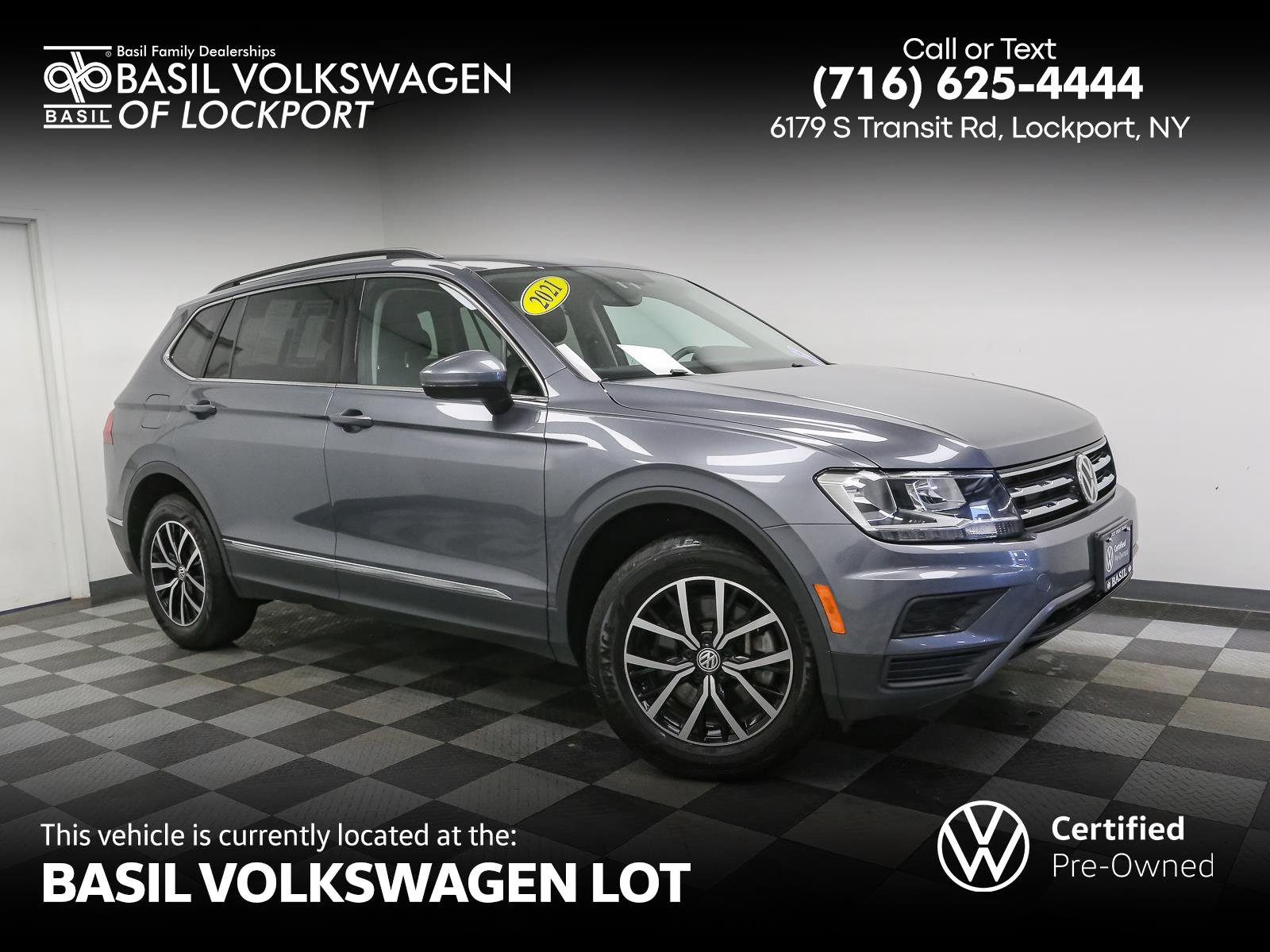 Used 2021 Platinum Gray Metallic Volkswagen SE image 1