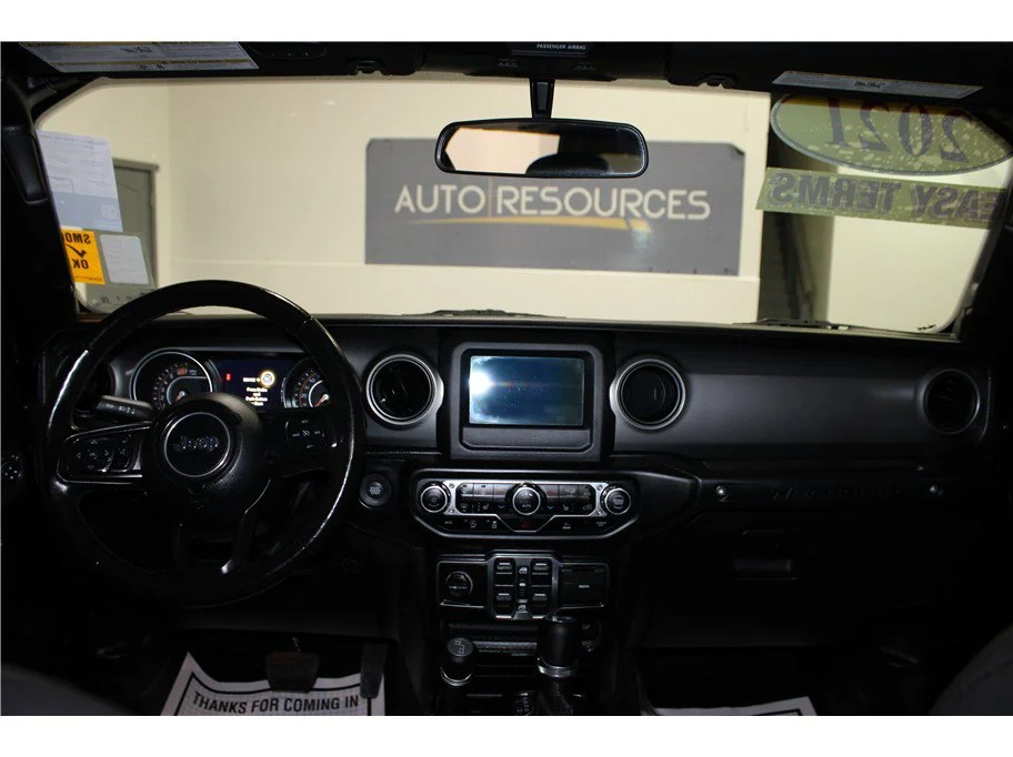 Used 2021 Black Clearcoat Jeep Unlimited Willys image 17