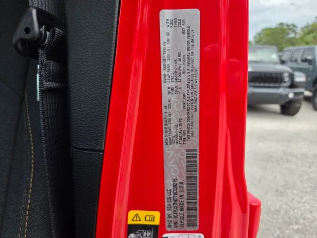New 2026 Firecracker Red Clear-Coat Exterior Paint Jeep Sport image 20