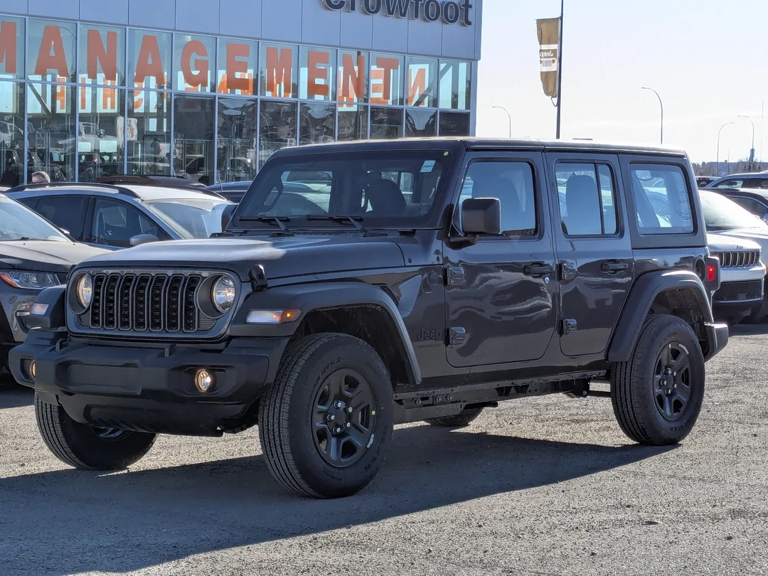 New 2026 Grey Jeep Sport - - 4x4 - 3.6L V6 Engine - 12.3 Uconnect 5 - 3- Piece Hardtop & More! image 4