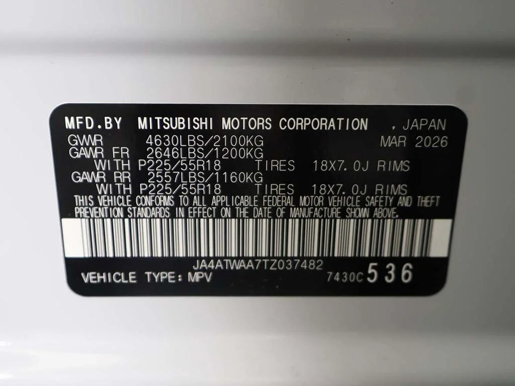 New 2026 White Mitsubishi SE 1.5T S-AWC image 48