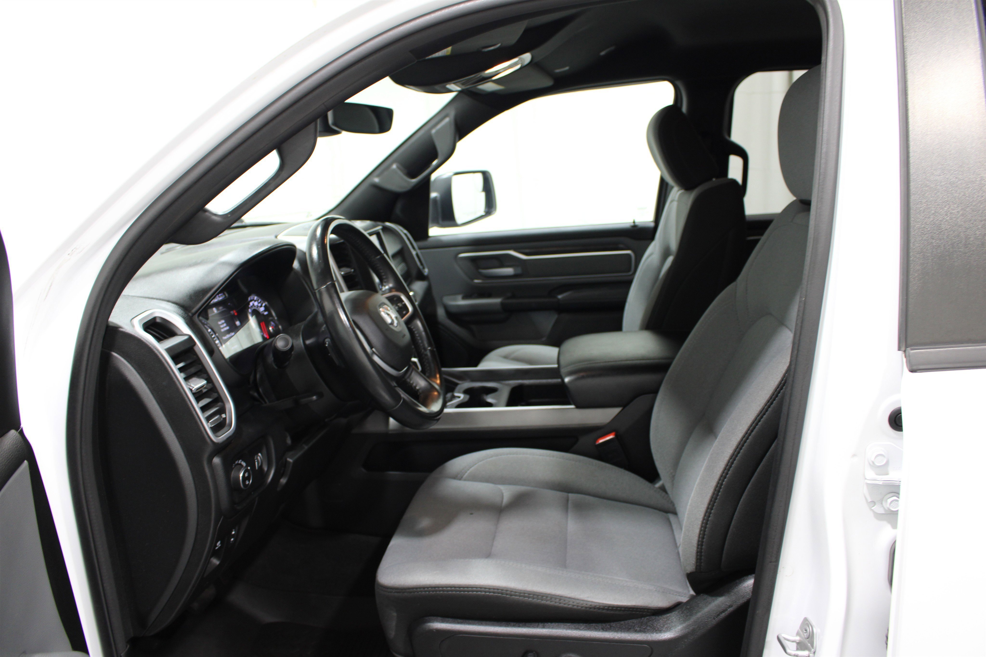 Used 2021 Bright White Clearcoat Ram Big Horn image 3