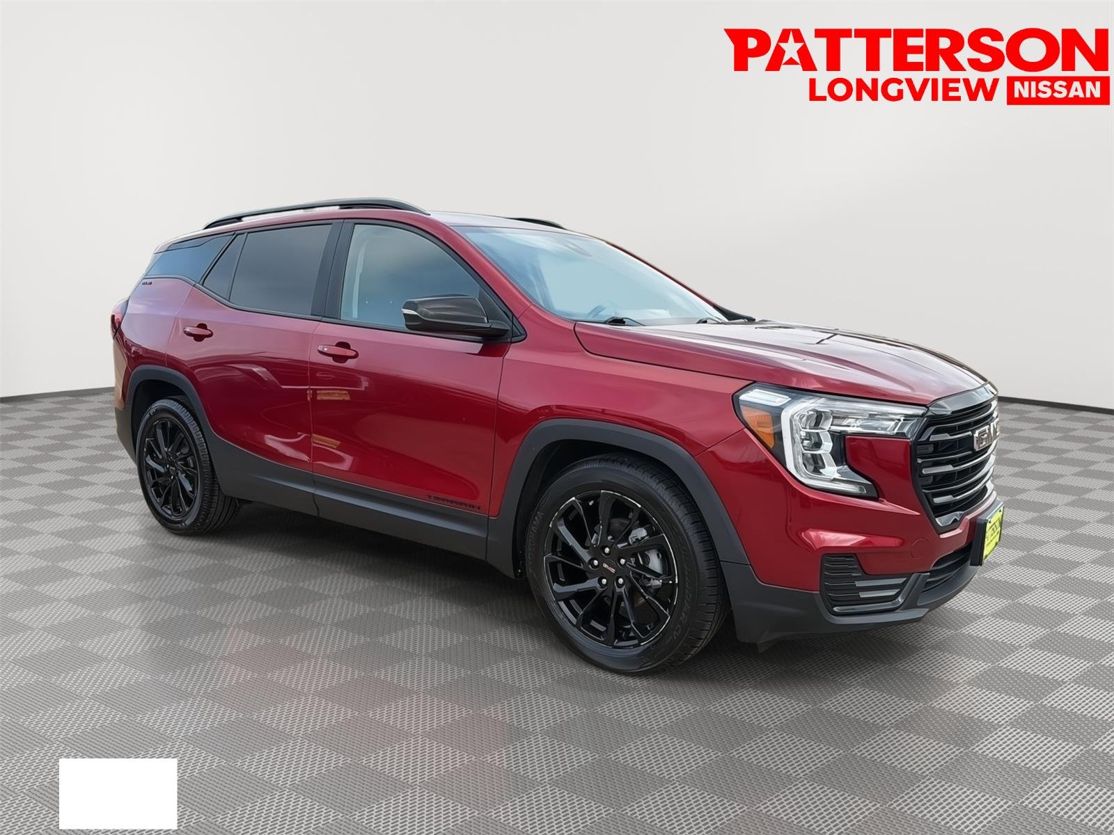 Used 2023 Volcanic Red Tintcoat GMC SLE image 1