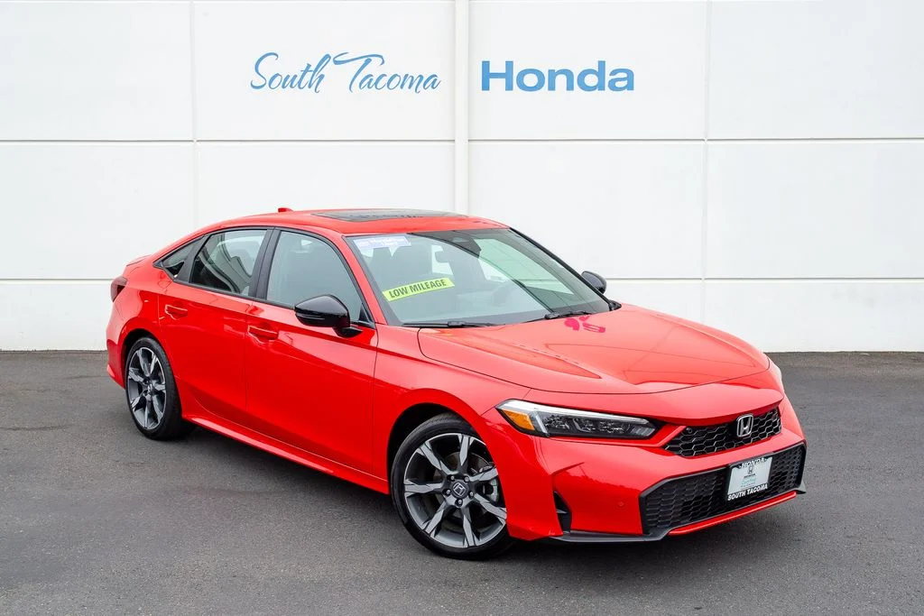 Certified Used 2026 Rallye Red Honda 2WD Sport Touring Hybrid image 2