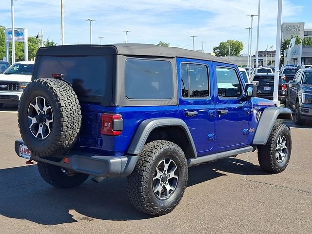 Used 2020 Ocean Blue Metallic Jeep Unlimited Rubicon image 6