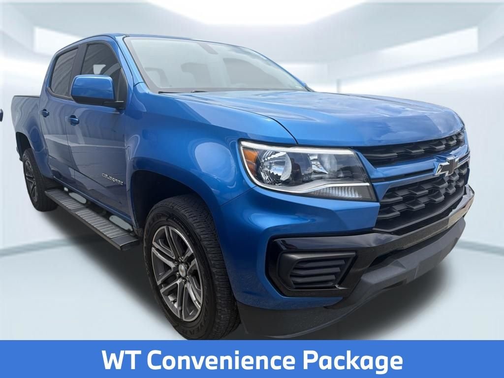 Used 2021 Blue Chevrolet Work Truck image 4