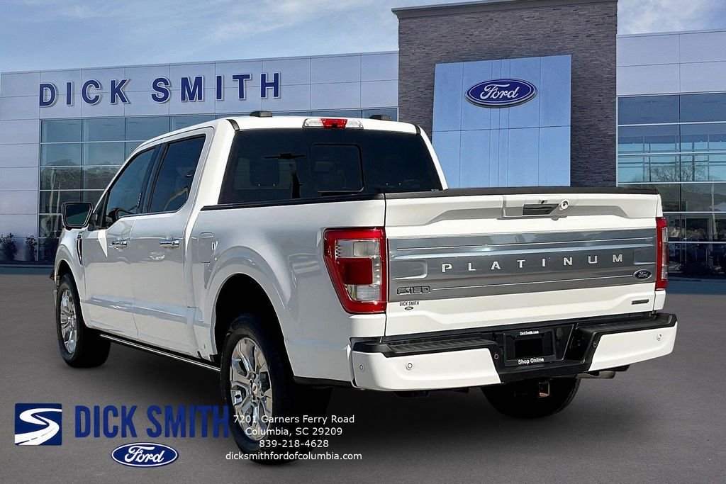 Certified Used 2021 White Metallic Ford Platinum image 4