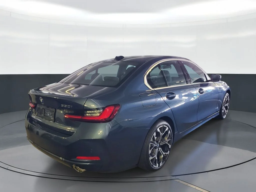 New 2026 Blue BMW 330i image 3
