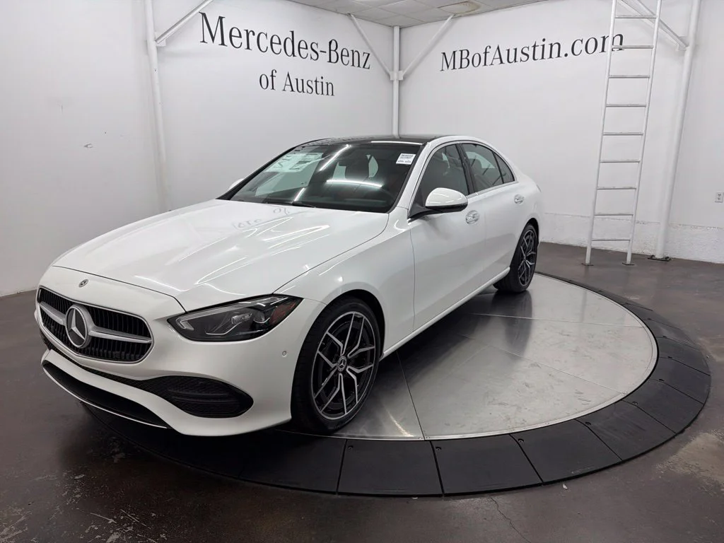 New 2027 White Mercedes-Benz C 300 image 3