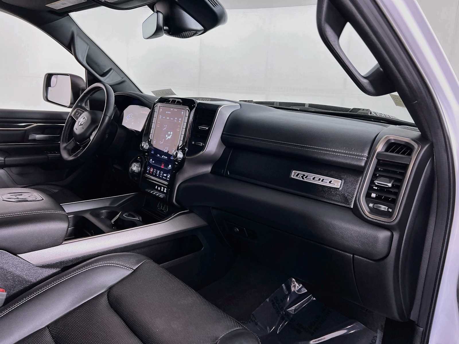 Used 2021 Bright White Clearcoat Ram Rebel image 30