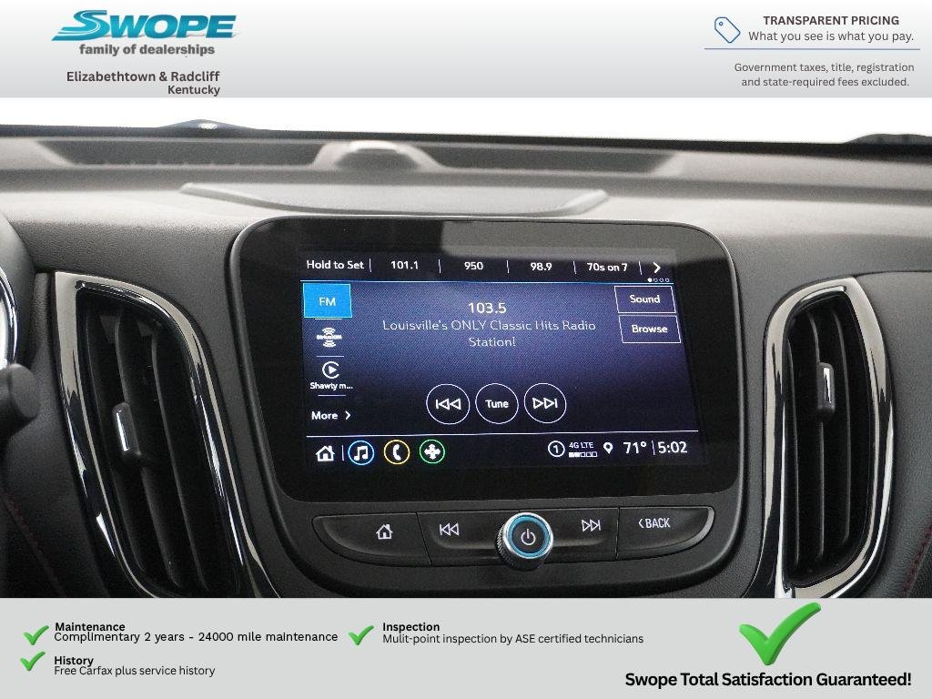 Used 2023 Mosaic Black Metallic Chevrolet RS image 27