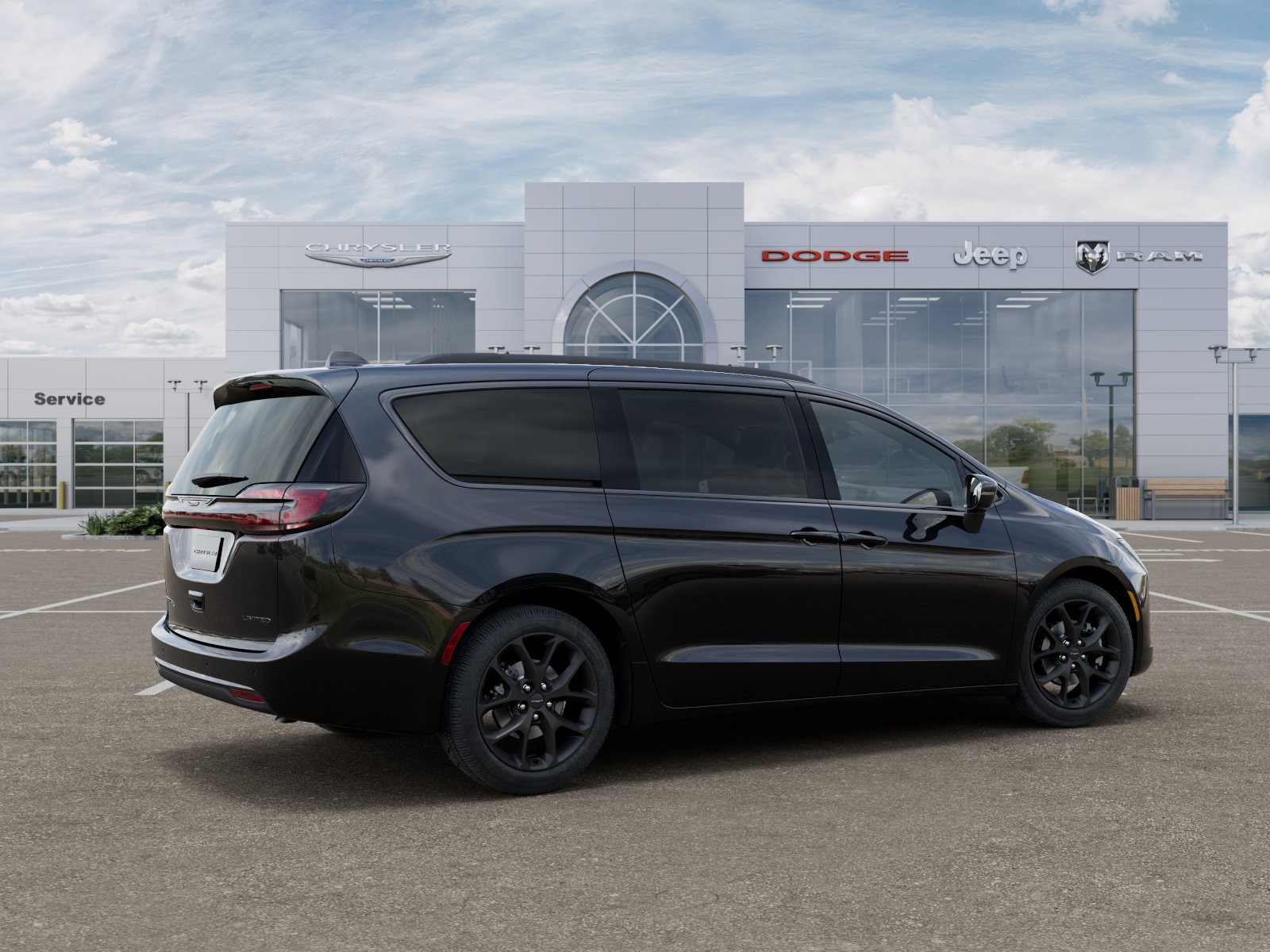 New 2027 Diamond Black Crystal Pearl-Coat Exterior Paint Chrysler Limited image 4