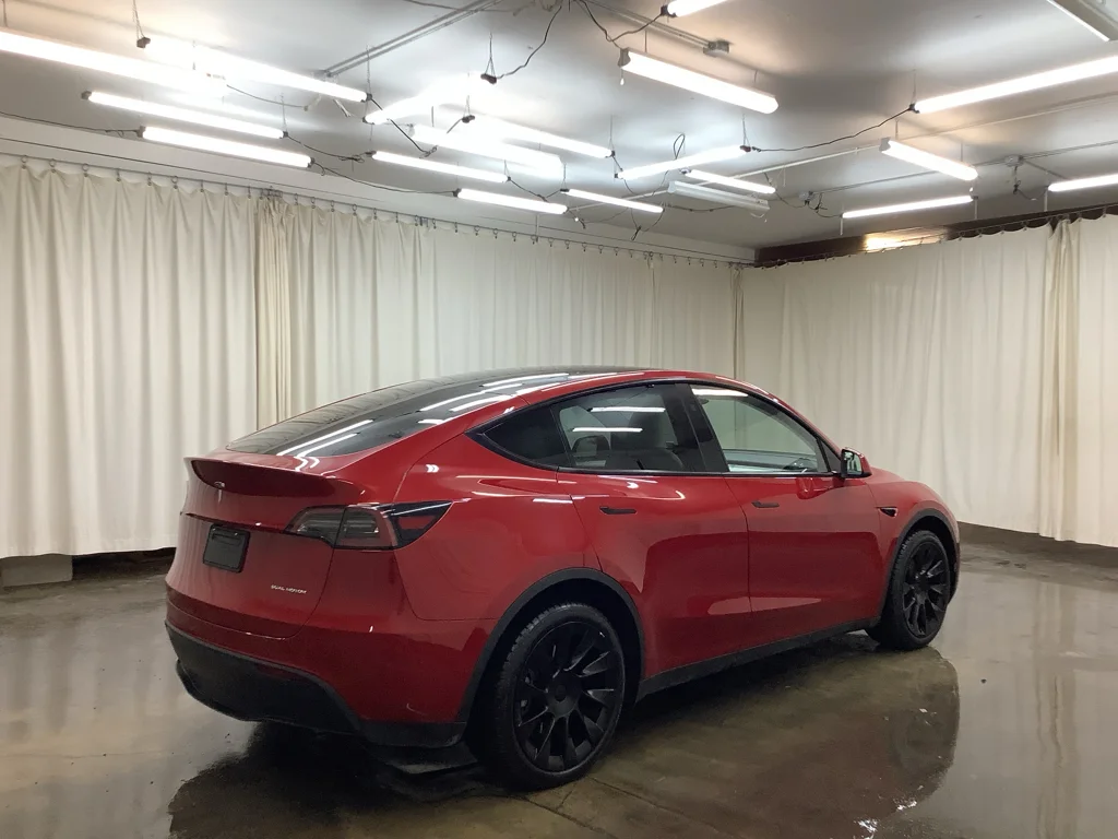 Used 2023 Red Multi-Coat Tesla Long Range image 5