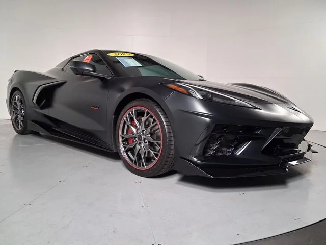 Certified Used 2023 Black Chevrolet Stingray image 2
