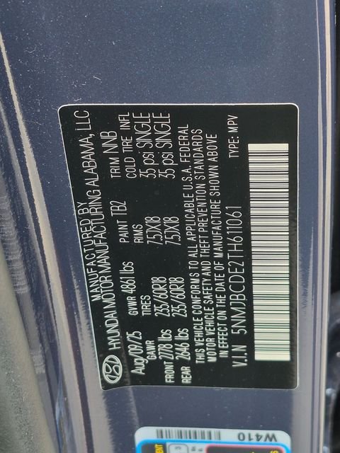Used 2026 Blue Hyundai SEL image 30