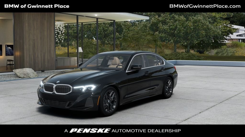 New 2026 Jet Black BMW 330i image 1