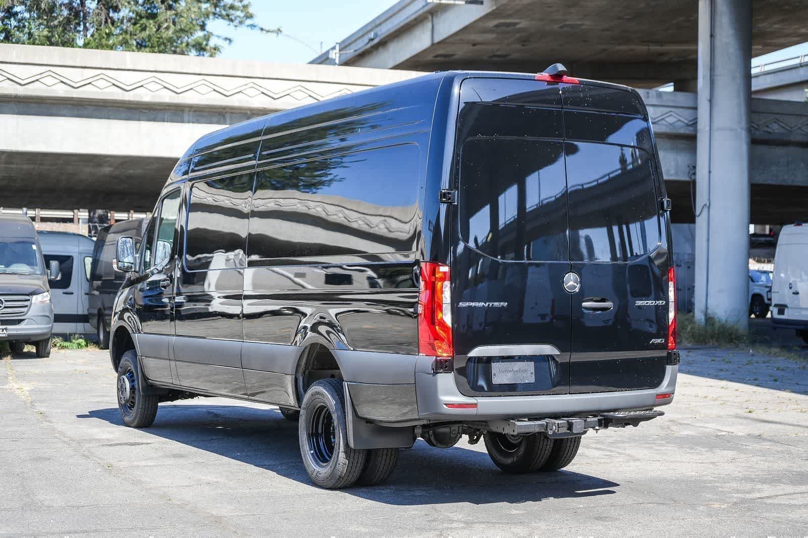 New 2026 Jet Black Mercedes-Benz Cargo 170WB High Roof Dually AWD 2.0L I4 Diesel Tu image 8