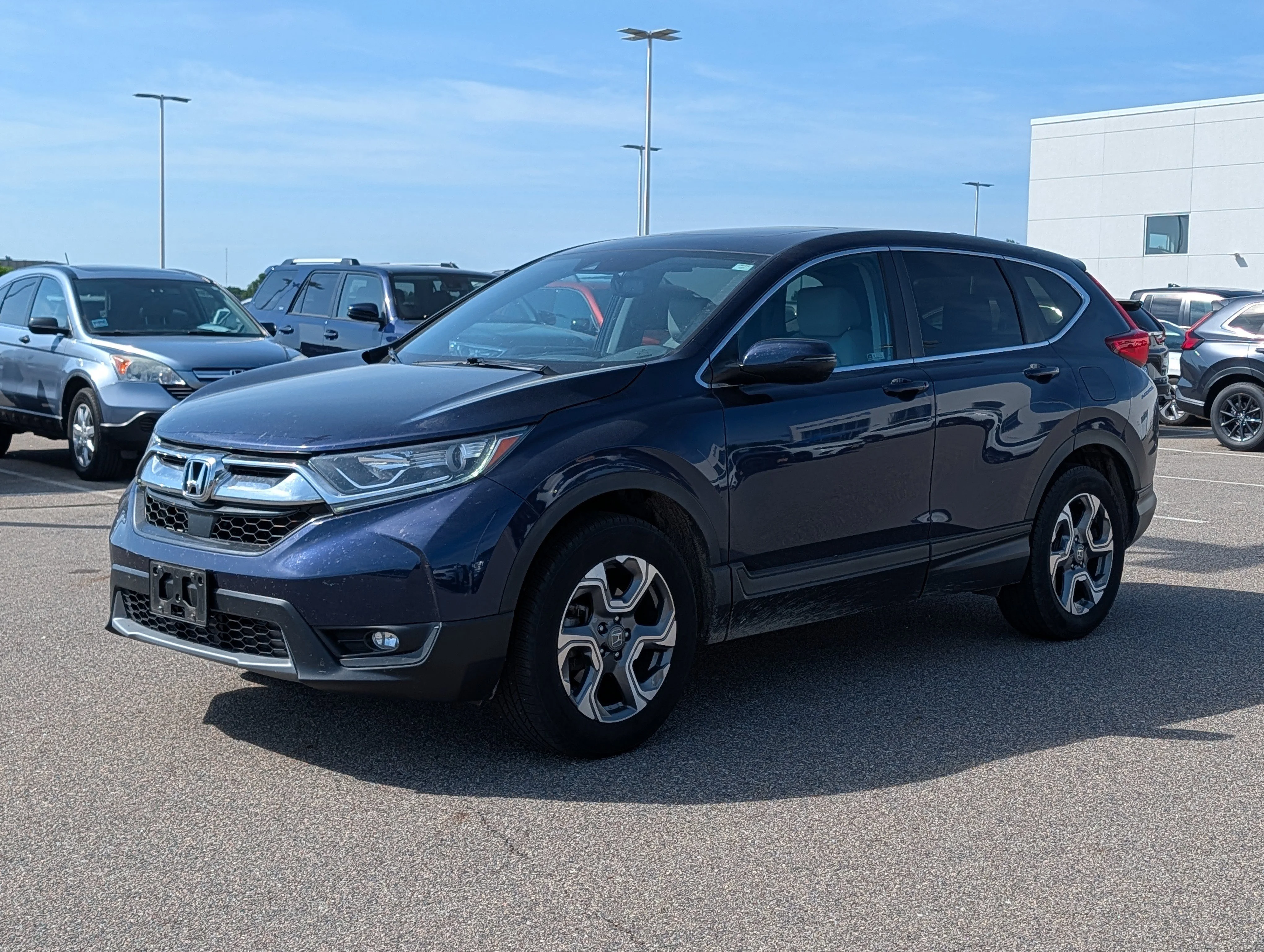 Used 2019 Honda CR-V EX-L with VIN 5J6RW2H80KA000521 for sale in Waite Park, Minnesota