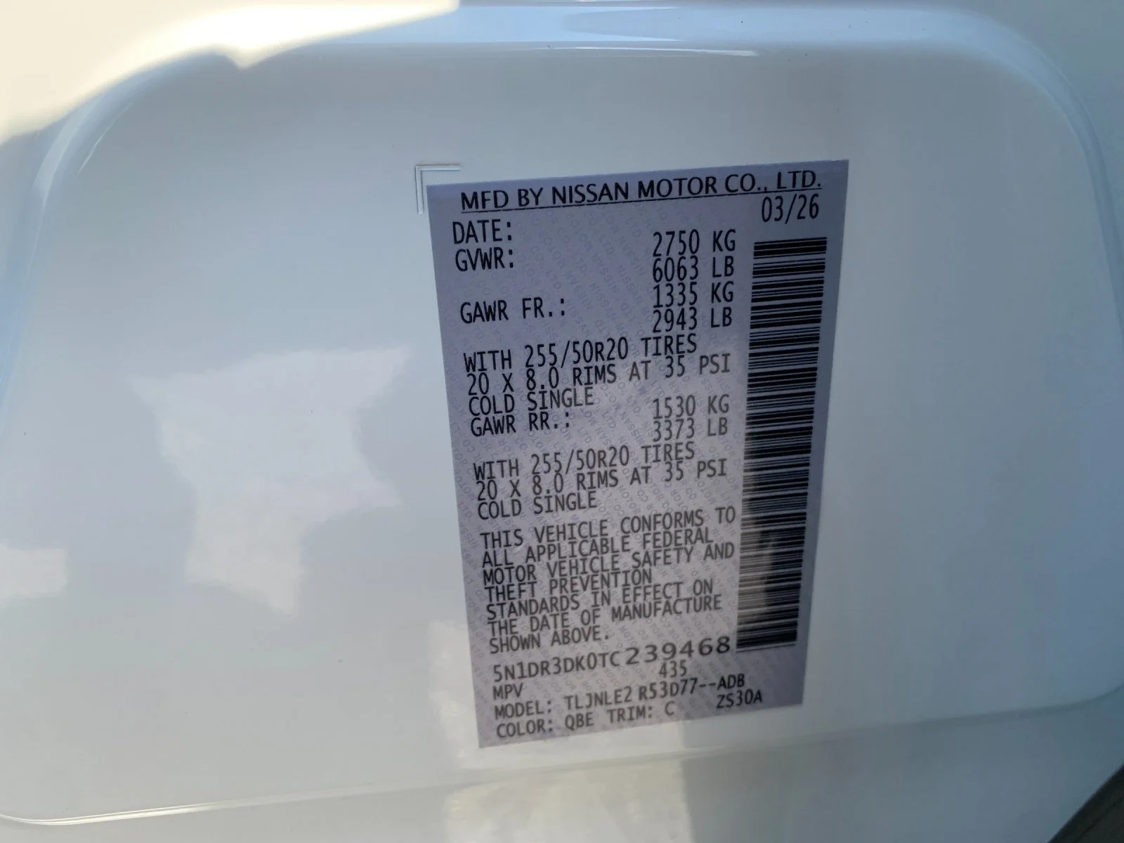 New 2026 Everest White Pearl TriCoat Nissan Platinum image 34