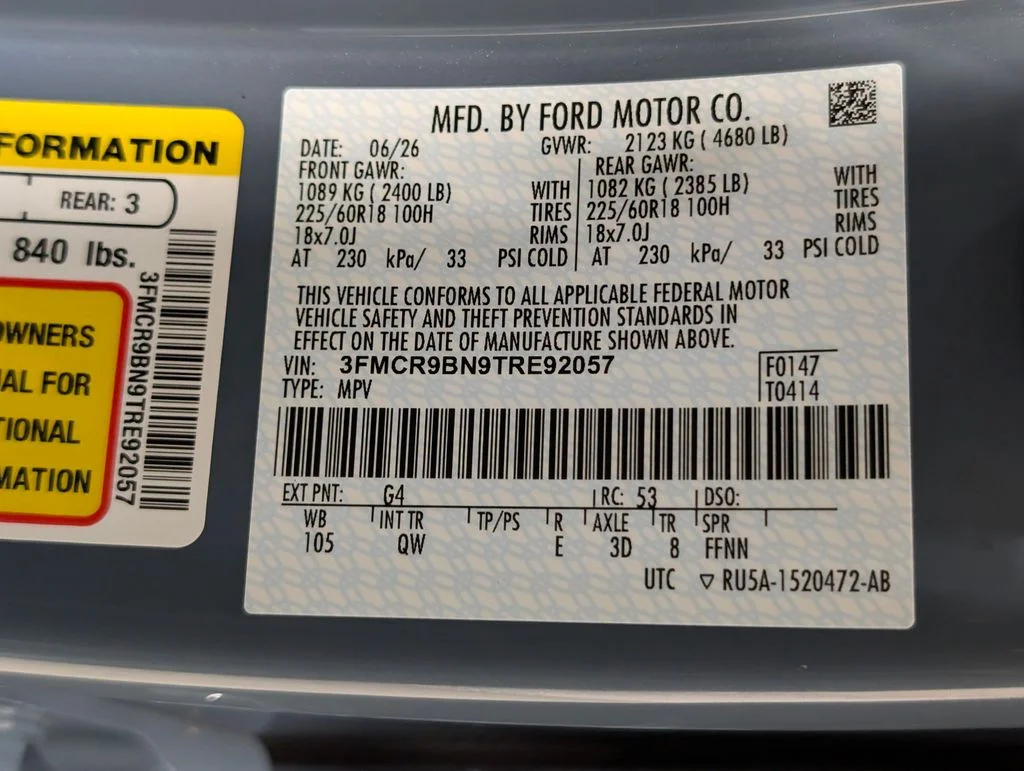 New 2026 Azure Gray Metallic Tri-Coat Ford Big Bend® image 23