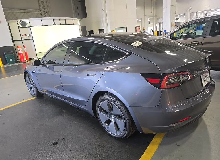 Used 2023 Gray Tesla Base image 2