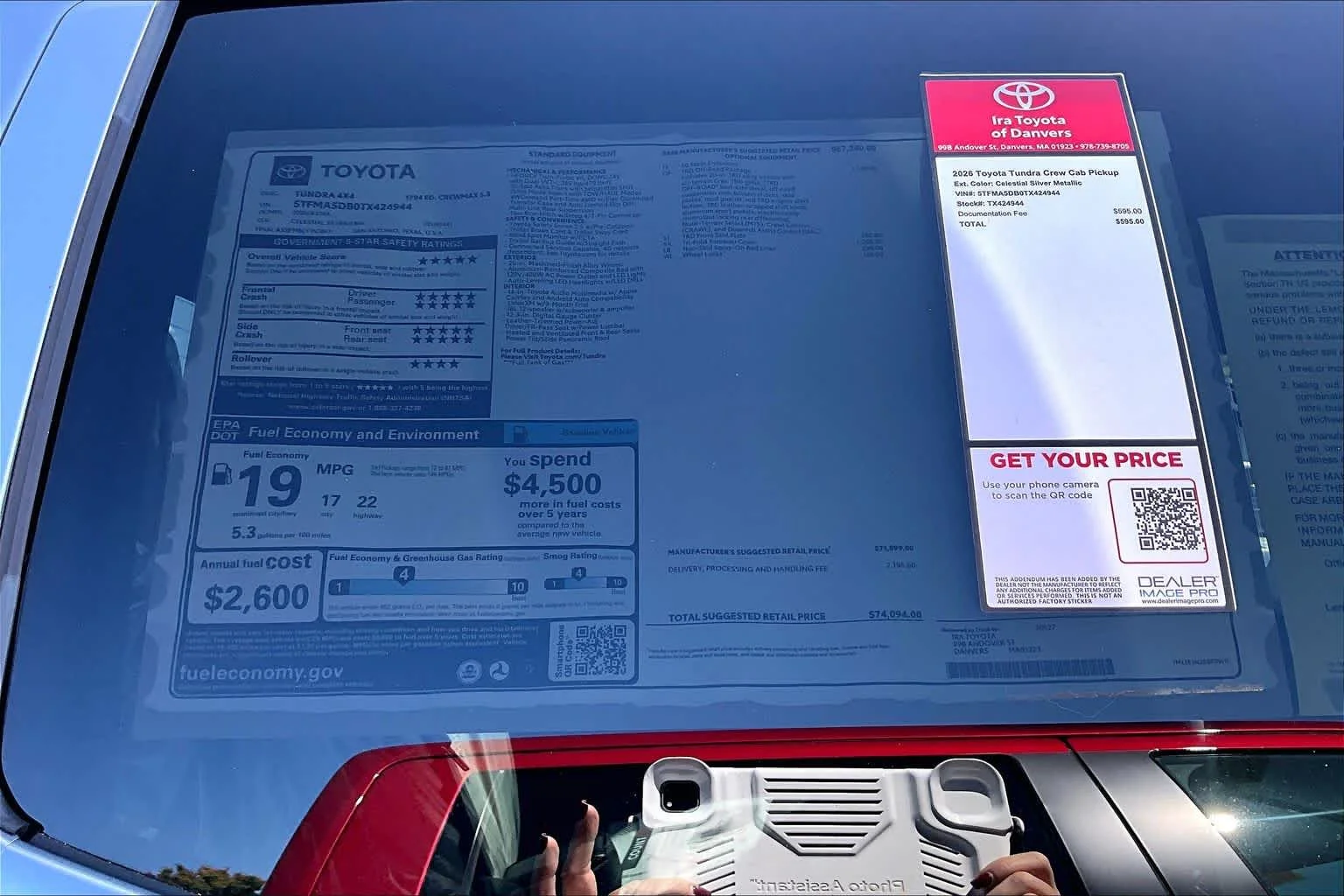 New 2026 Celestial Silver Metallic Toyota 1794 Edition image 21