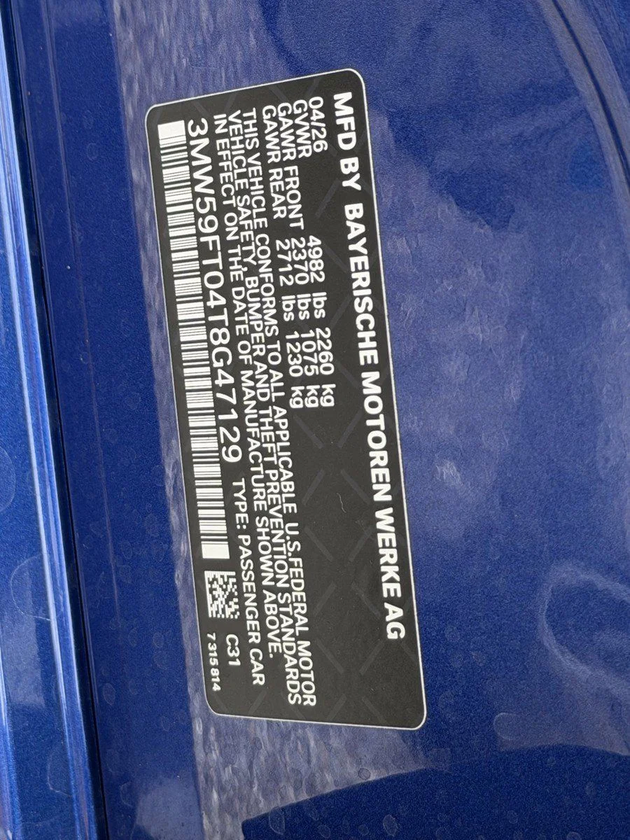 New 2026 Portimao Blue Metallic BMW M340i image 37