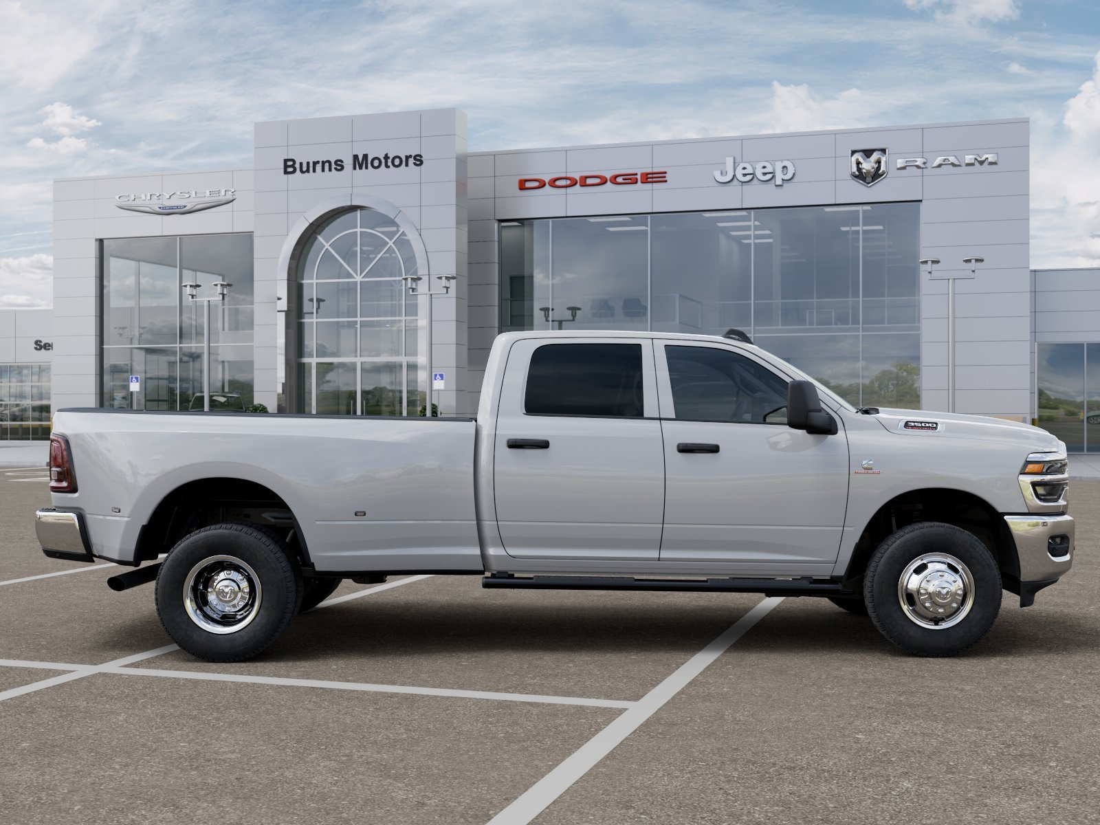 New 2026 Bright White Clear-Coat Exterior Paint Ram Tradesman Dually image 47