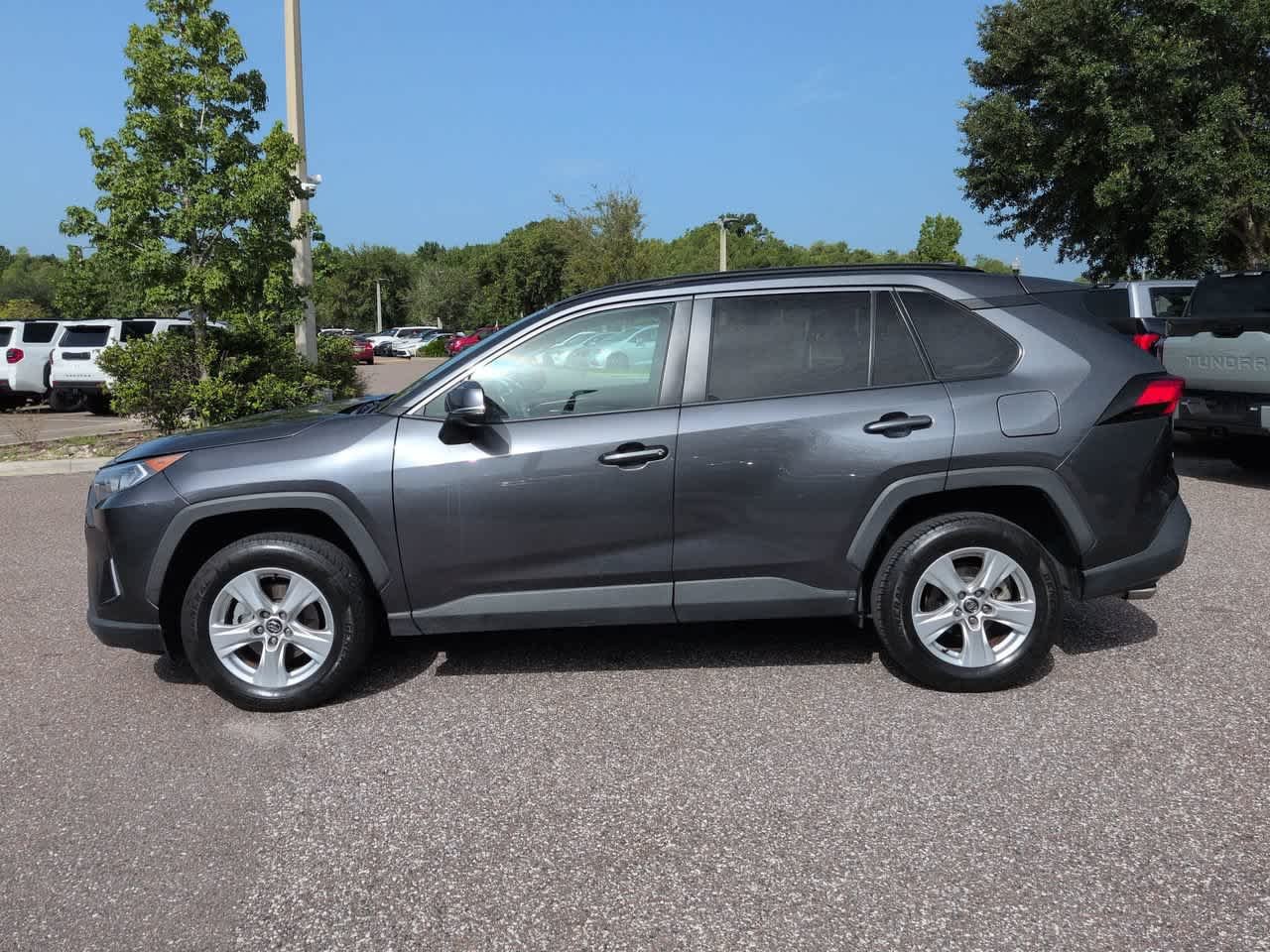Used 2020 Magnetic Gray Metallic Toyota XLE image 3
