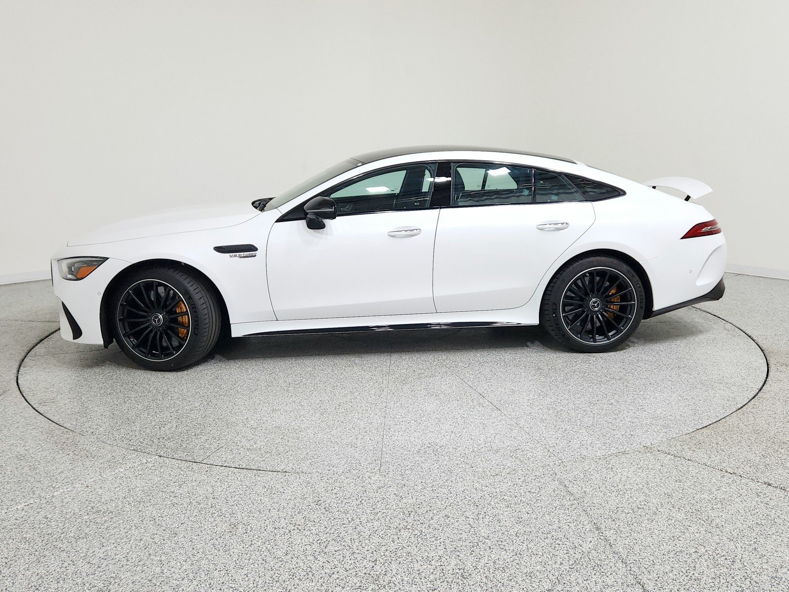 New 2026 MANUFAKTUR Moonlight White Metallic Mercedes-Benz AMG® GT 63 S E Performance 4-Door Coupe image 11