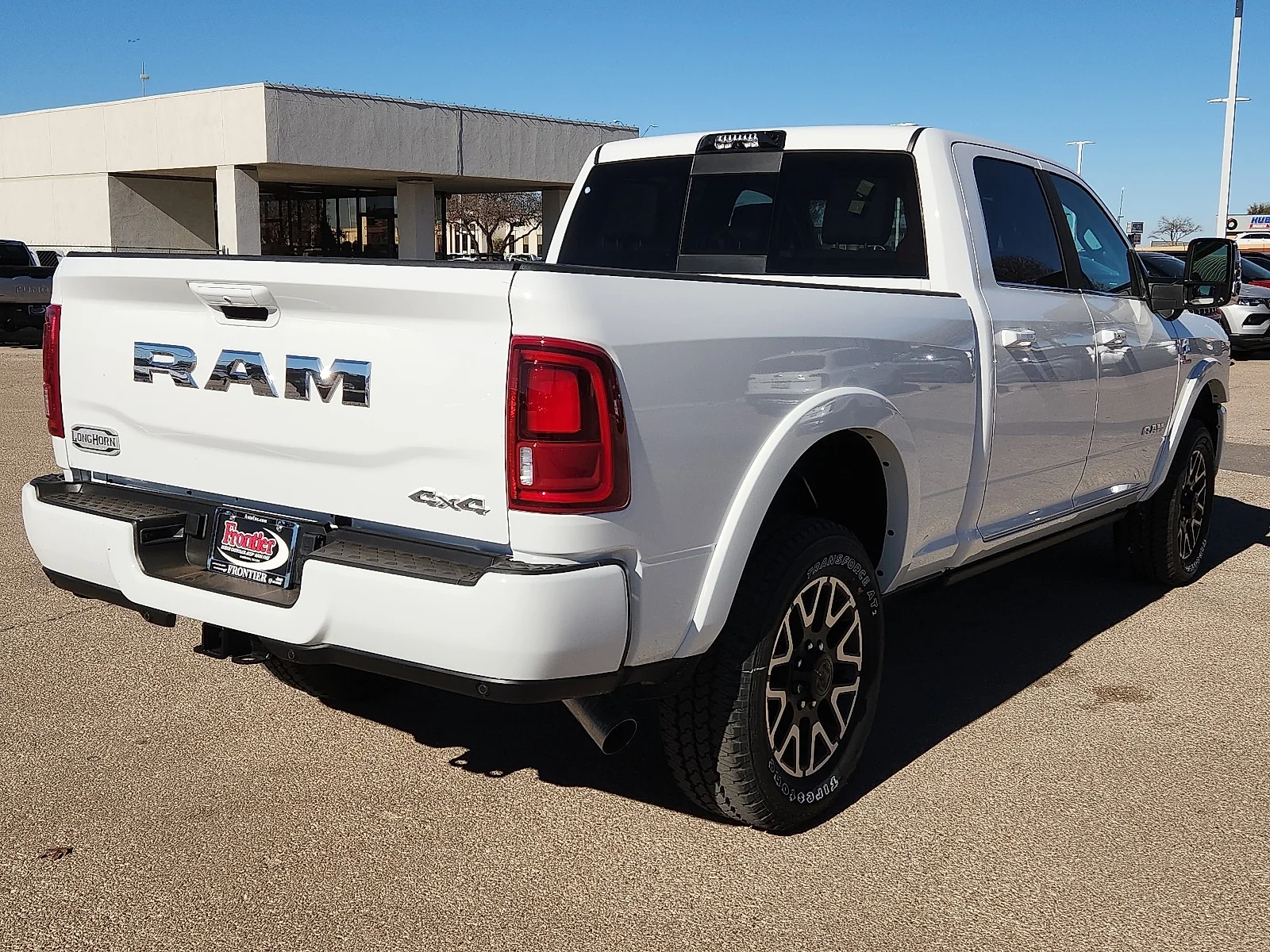 New 2026 Bright White Clear-Coat  Paint Ram LIMITED LONGHORN CREW CAB 4X4 6