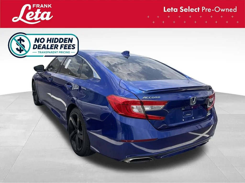 Certified Used 2019 Blue Honda Sport image 3